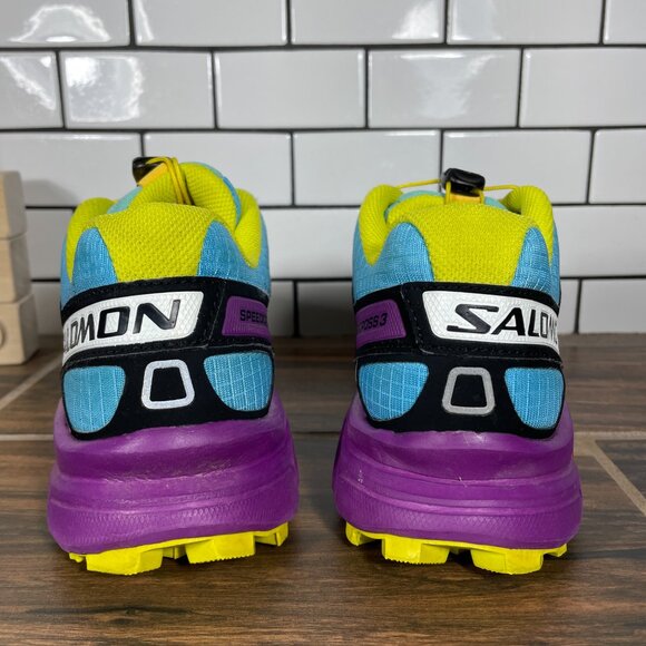 Salomon Speedcross 3 Trail Running Shoes Womens Size 9.5 Multicolor Sneakers - Picture 6 of 15